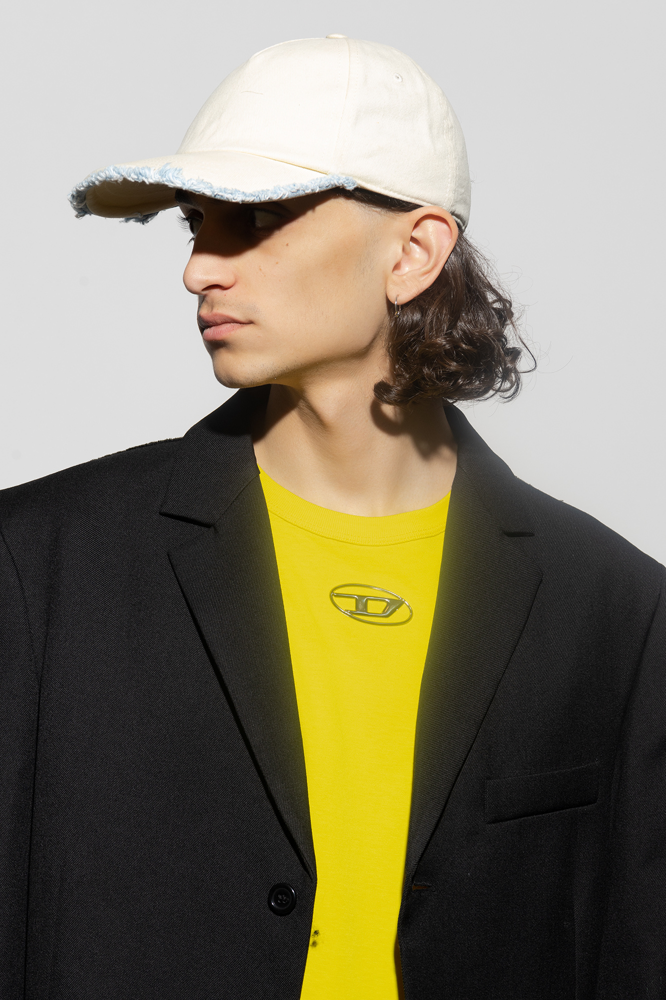 【DIESEL】C-OBIK CAP BLACK SchaferandweinerShops - Gabriela Hearst braided sun hat